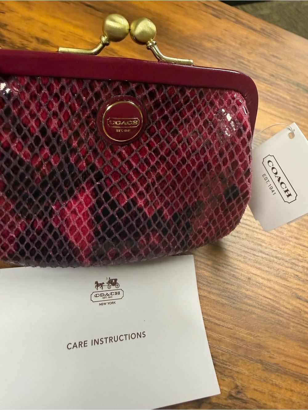 WOW POSHMARK - Authentic Coach Coin Purse Bag - Picture 11 of 11